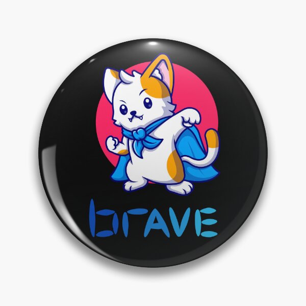 Item preview, My brave cat designed and sold by ProjectOfColor.