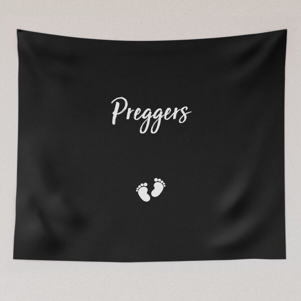 Item preview, Preggers, cute baby announcement designed and sold by Crystakim.