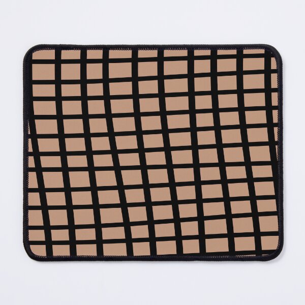 Item preview, Black Peach Wavy Grid Pattern Pairs 2023 COTY Desert Carnation 2005-7C designed and sold by ColorOfTheYears.