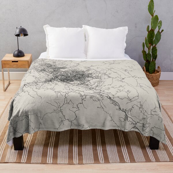Item preview, Albania, Tirana - black and white map designed and sold by cozyspirit.