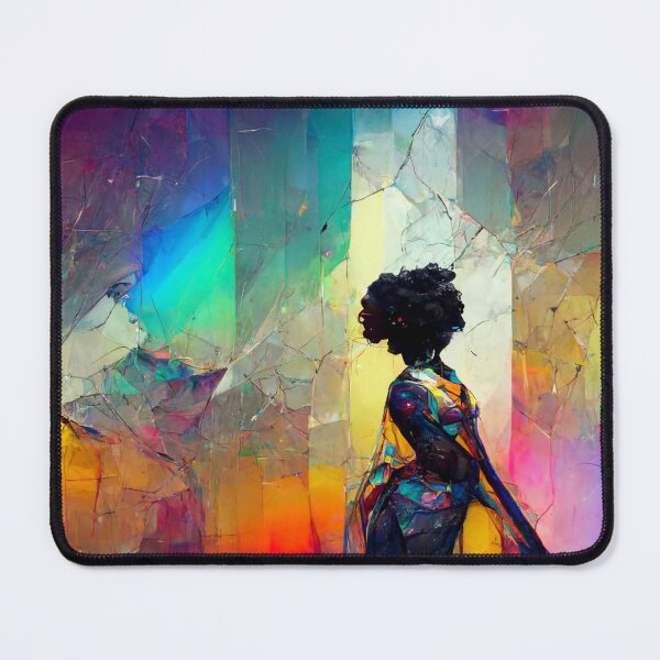 Item preview, Beautiful woman made of transparent glass designed and sold by AmazinfArt.