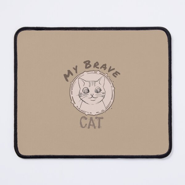 Item preview, MY BRAVE CAT Custom Cat Portrait designed and sold by Ndli.