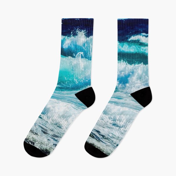 Item preview, Blue Turquoise Ocean Summer Beach Foamy Waves designed and sold by MyArt23.