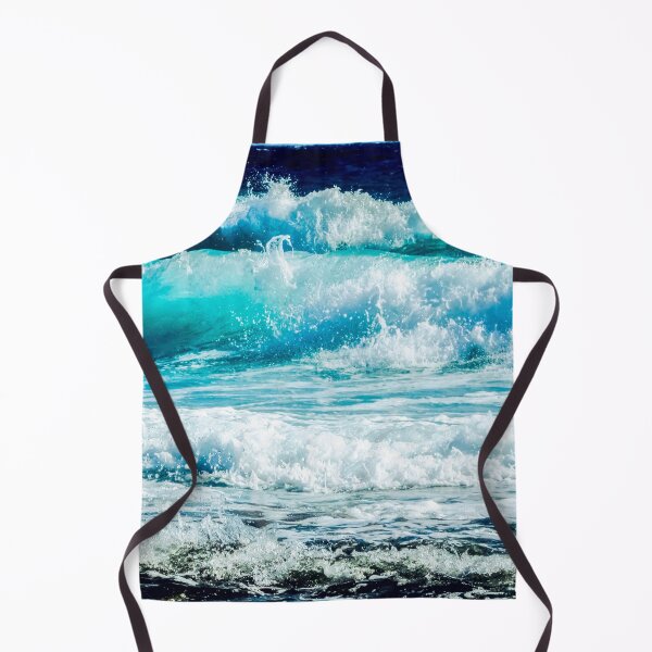 Aperçu de l'œuvre Océan bleu turquoise Plage d'été Vagues écumeuses créée et vendue par MyArt23.