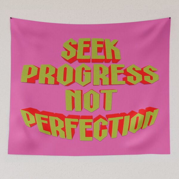 Item preview, SEEKING PROGRESS NOT PERFECTION  designed and sold by mensijazavcevic.