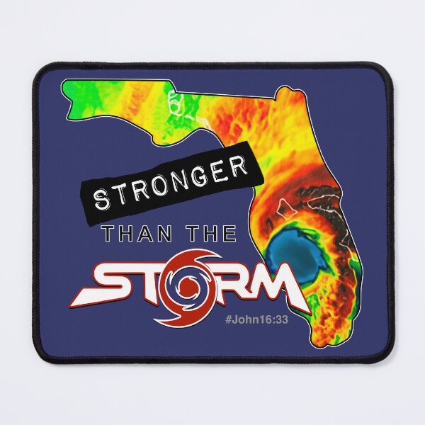 Item preview, STRONGER THAN THE STORM - #SWFLSTRONG SOUTHWEST FLORIDA, HURRICANE IAN 2022 #SUPPORT LOCAL PIER RED, WHITE & BLUE T-SHIRT designed and sold by Real-Humdinger.