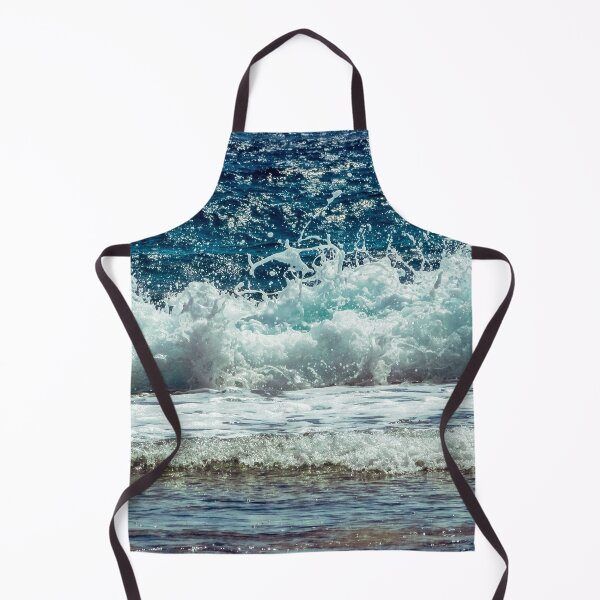 Aperçu de l'œuvre Océan bleu turquoise Plage d'été Vagues écumeuses créée et vendue par MyArt23.