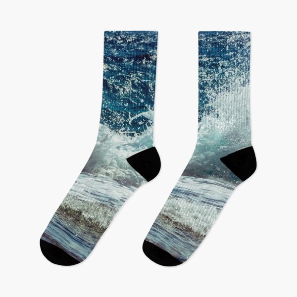 Item preview, Blue Turquoise Ocean Summer Beach Foamy Waves designed and sold by MyArt23.