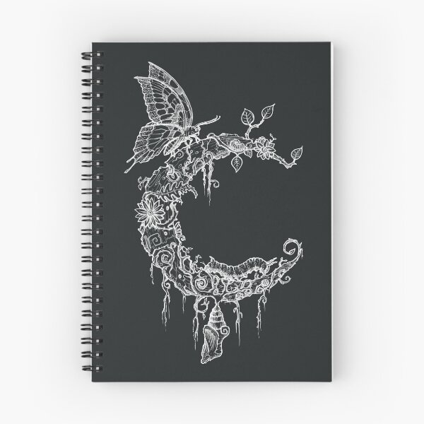 Item preview, Mariposa Luna (lineart blanco) designed and sold by Sam Deacon Art.