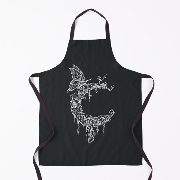 Item preview, Butterfly Moon (white lineart) designed and sold by Sam Deacon Art.
