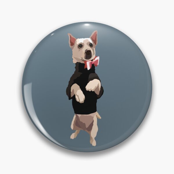 Item preview, Shiro the Vietnamese Street Dog Portrait Digital Illustration designed and sold by sherylwylie.