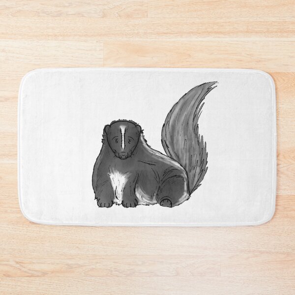 Item preview, skunk procreate illustration designed and sold by ThornsBlvd.