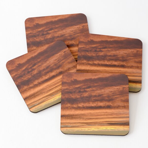 Item preview, Dramatic Orange Stripe Sunset designed and sold by Rebecca Jane.