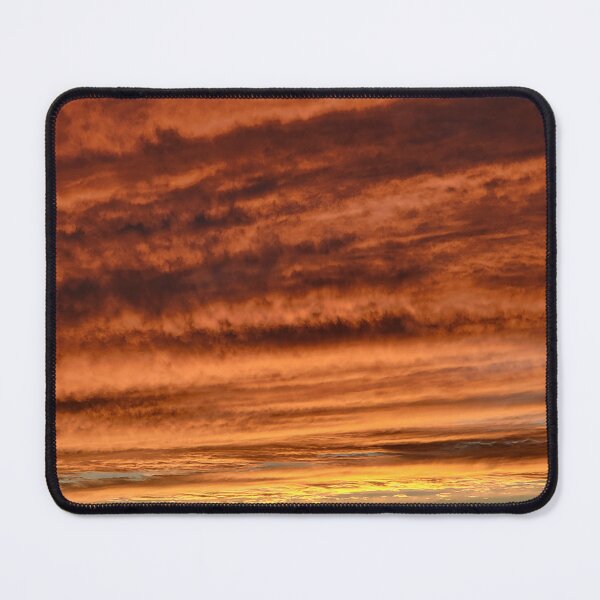 Item preview, Dramatic Orange Stripe Sunset designed and sold by Rebecca Jane.