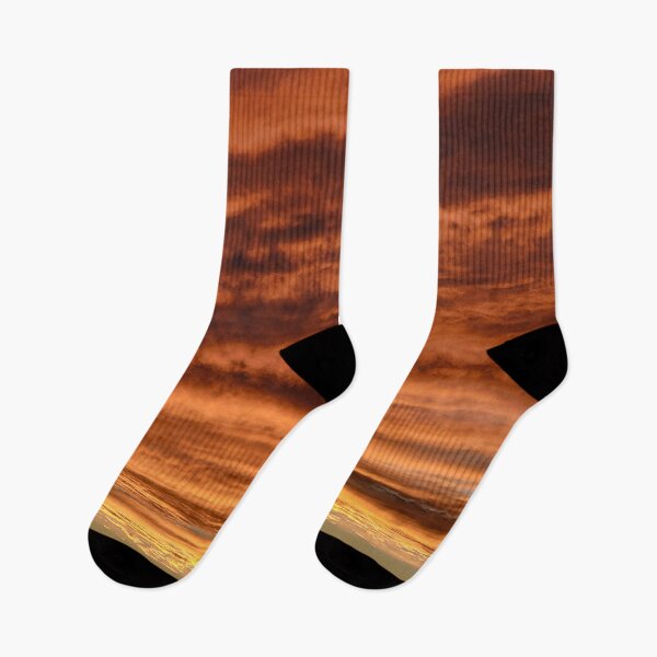 Item preview, Dramatic Orange Stripe Sunset designed and sold by Rebecca Jane.