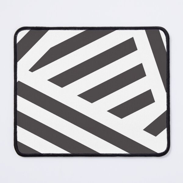 Item preview, Dark Brown White Abstract Stripe Pattern Pairs 2023 COTY Darkroom HGSW7083 designed and sold by ColorOfTheYears.