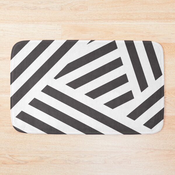 Item preview, Dark Brown White Abstract Stripe Pattern Pairs 2023 COTY Darkroom HGSW7083 designed and sold by ColorOfTheYears.