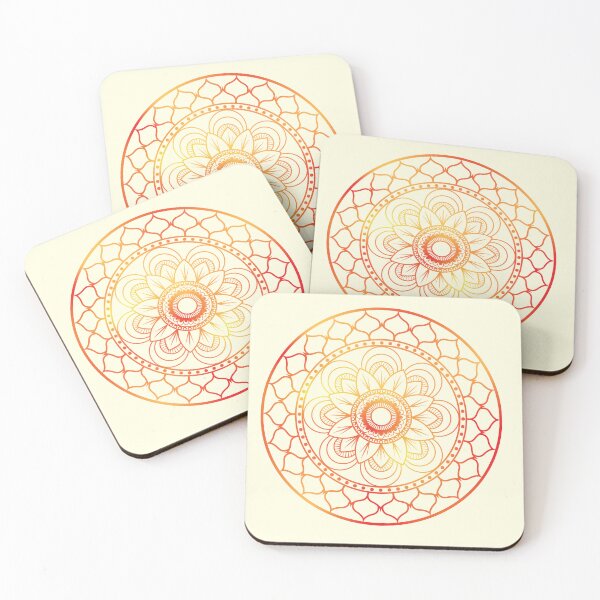 Item preview, Warm mandala designed and sold by LeftNWrite.
