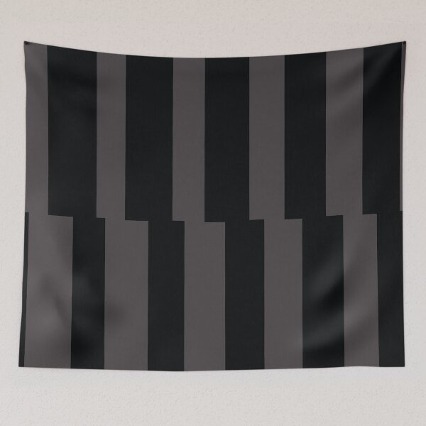 Item preview, Black Brown Abstract Stripe Vertical Pattern Pairs 2023 COTY Darkroom HGSW7083 designed and sold by ColorOfTheYears.