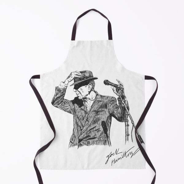 Item preview, Leonard Cohen Original Hand Drawn Ink Print designed and sold by HamiltonArt.