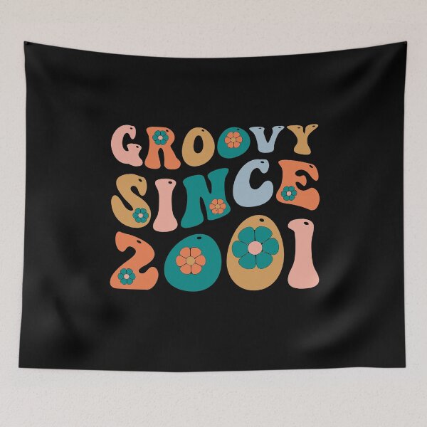 Item preview, Groovy Since 2001 | 21th Birthday | Retro Groovy Birthday designed and sold by AMINE  ★★★★★.