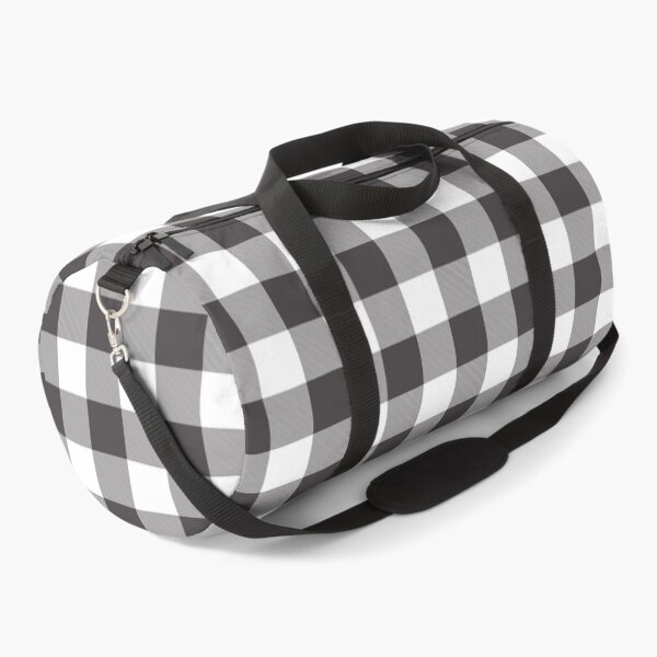 Item preview, Dark Brown White Buffalo Plaid Checkerboard Pattern Pairs 2023 COTY Darkroom HGSW7083 designed and sold by ColorOfTheYears.