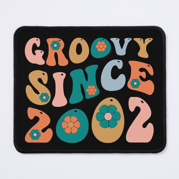 Item preview, Groovy Since 2002 | 20th Birthday | Retro Groovy Birthday designed and sold by AMINE  ★★★★★.