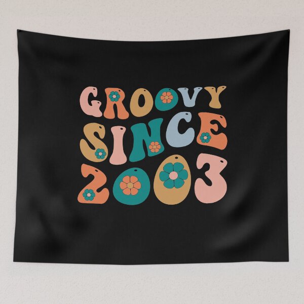 Item preview, Groovy Since 2003 | 19th Birthday | Retro Groovy Birthday designed and sold by AMINE  ★★★★★.
