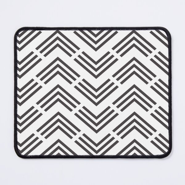 Item preview, Dark Brown White Chevron Rhombus Pattern Pairs 2023 COTY Darkroom HGSW7083 designed and sold by ColorOfTheYears.