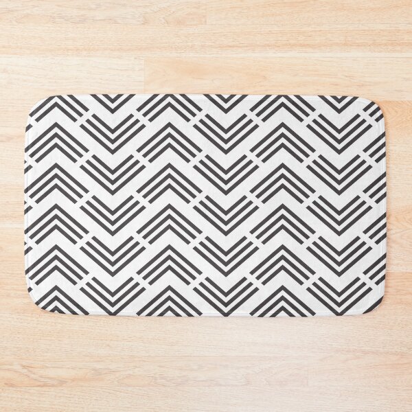 Item preview, Dark Brown White Chevron Rhombus Pattern Pairs 2023 COTY Darkroom HGSW7083 designed and sold by ColorOfTheYears.
