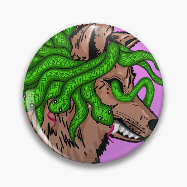 Artikelvorschau, Medusa Wolf - Grüne Schlangen entworfen und verkauft von Twaingrant.