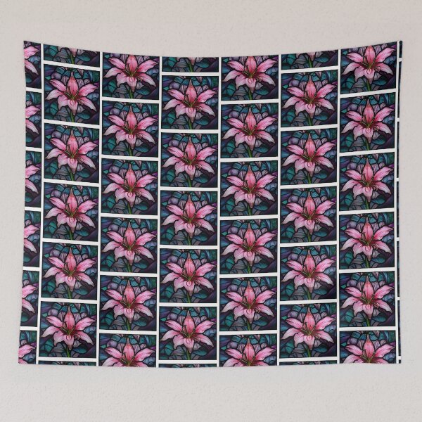 Item preview, Stained Glass Lily designed and sold by GenerationalArt.