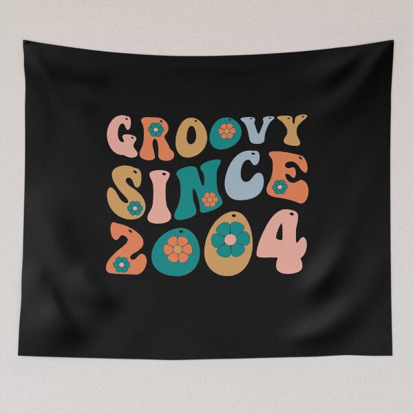 Item preview, Groovy Since 2004 | 18th Birthday | Retro Groovy Birthday designed and sold by AMINE  ★★★★★.