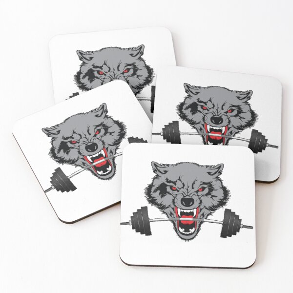 Item preview, Weightlifting gym wolf designed and sold by Beckie88.