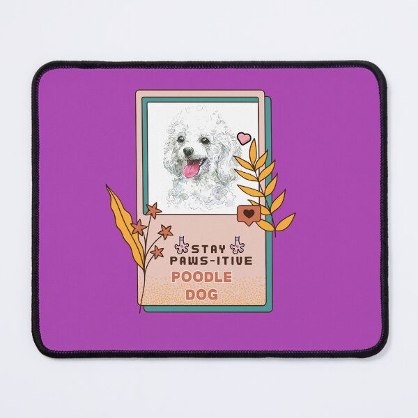 Item preview, Poodle Watercolor Drawing Dog Breed | Stay Paws-itive Dog Series -244 designed and sold by PetinHeart.