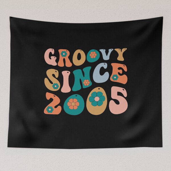 Item preview, Groovy Since 2005 | 17th Birthday | Retro Groovy Birthday designed and sold by AMINE  ★★★★★.
