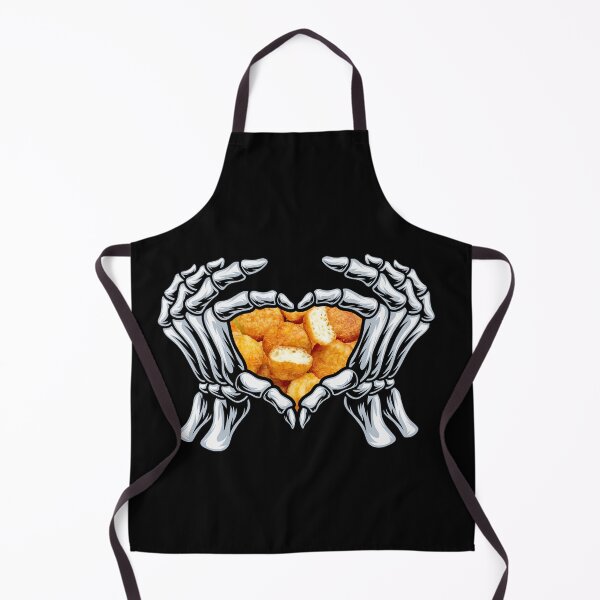 Item preview, Skeleton Hands Heart Fried Chicken Nuggets Halloween Costume designed and sold by Crazy Trendy Designs.