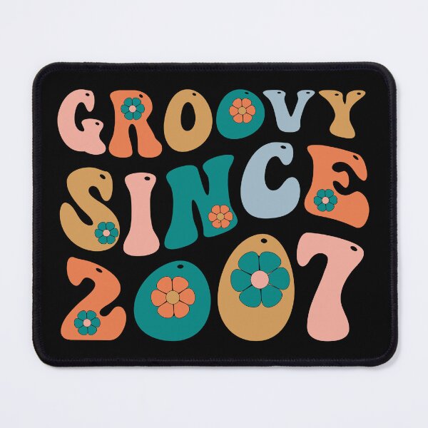 Item preview, Groovy Since 2007 | 15th Birthday | Retro Groovy Birthday designed and sold by AMINE ★★★★★.