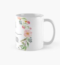 Taza clásica Estad quietos y sabed que soy Dios