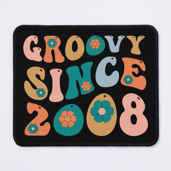 Item preview, Groovy Since 2008 | 14th Birthday | Retro Groovy Birthday designed and sold by AMINE  ★★★★★.