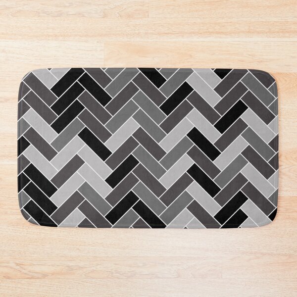 Item preview, Black Gray Brown Herringbone Pattern Pairs 2023 COTY Darkroom HGSW7083 designed and sold by ColorOfTheYears.