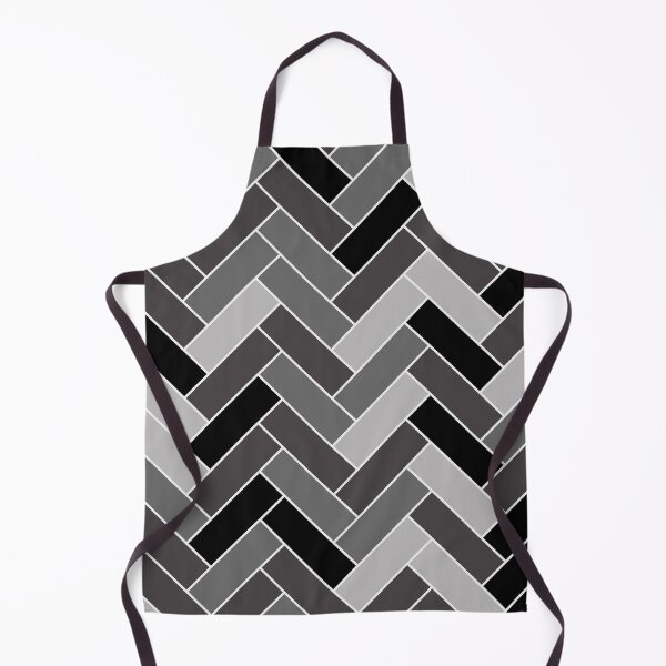 Item preview, Black Gray Brown Herringbone Pattern Pairs 2023 COTY Darkroom HGSW7083 designed and sold by ColorOfTheYears.
