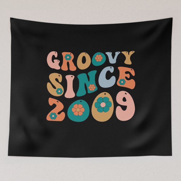 Item preview, Groovy Since 2009 | 13th Birthday | Retro Groovy Birthday designed and sold by AMINE  ★★★★★.