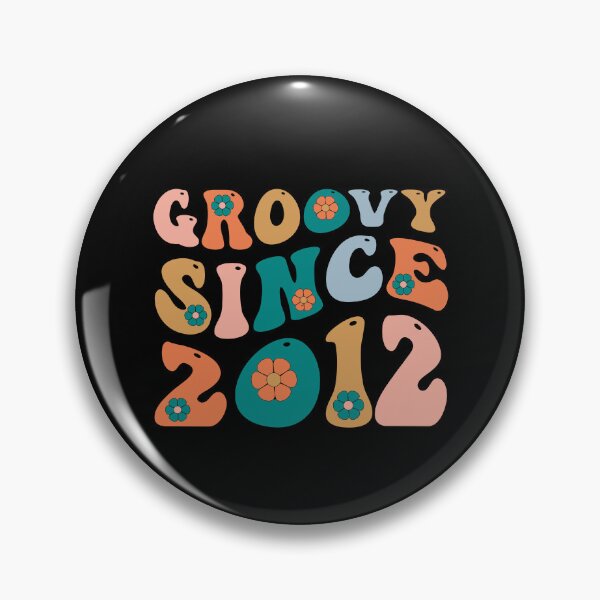 Item preview, Groovy Since 2012 | 10th Birthday | Retro Groovy Birthday designed and sold by AMINE  ★★★★★.