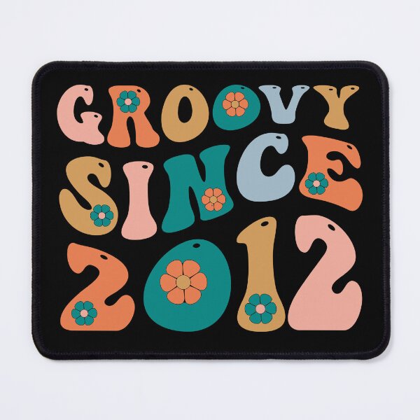 Item preview, Groovy Since 2012 | 10th Birthday | Retro Groovy Birthday designed and sold by AMINE  ★★★★★.