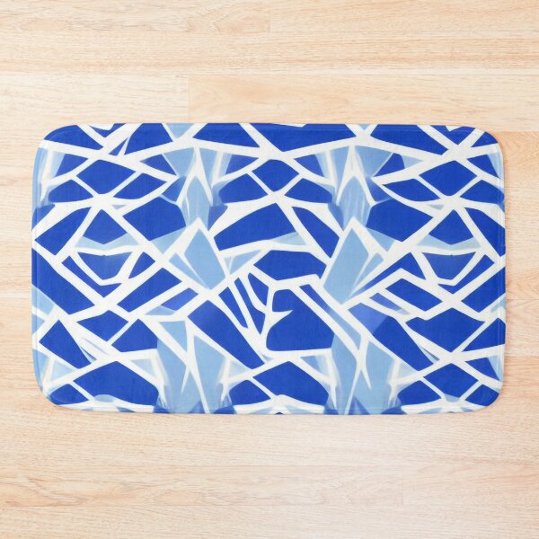 Item preview, Digital Abstract Pattern in Shades of Blue designed and sold by Evolvity.