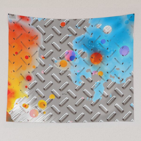 Item preview, Ink Spilled on Metal - dePace' designed and sold by mrpropcake.