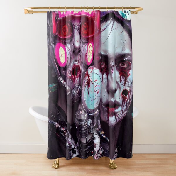 Item preview, Zombie cyberpunk portrait designed and sold by ArtisticVlad.