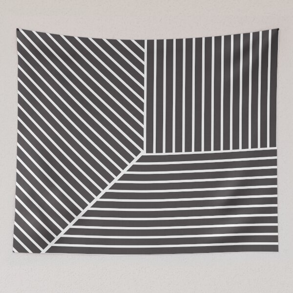 Item preview, Dark Brown White Minimal Modern Stripe Pattern Pairs 2023 COTY Darkroom HGSW7083 designed and sold by ColorOfTheYears.
