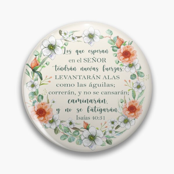 Item preview, Isaias 40:31, Spanish Bible Verse designed and sold by latiendadearyam.